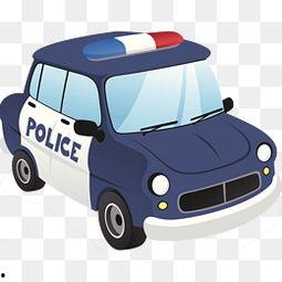 警车的漫画,守护平安的钢铁卫士